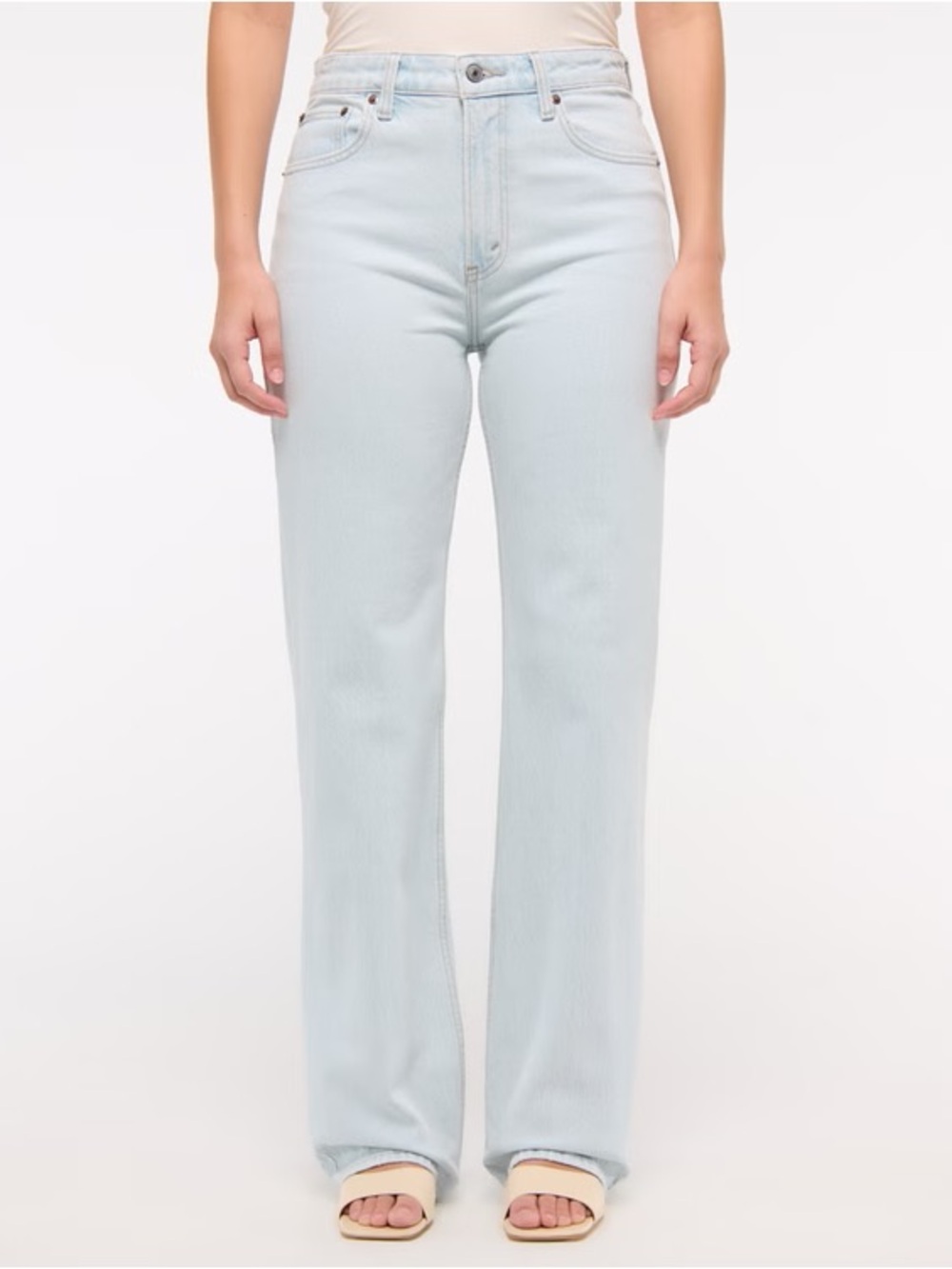Abercrombie & Fitch The ‘90s Relaxed Jean High Rise Curve Love 14 R / 32 R NWT